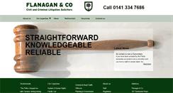 Desktop Screenshot of flanagansolicitors.com